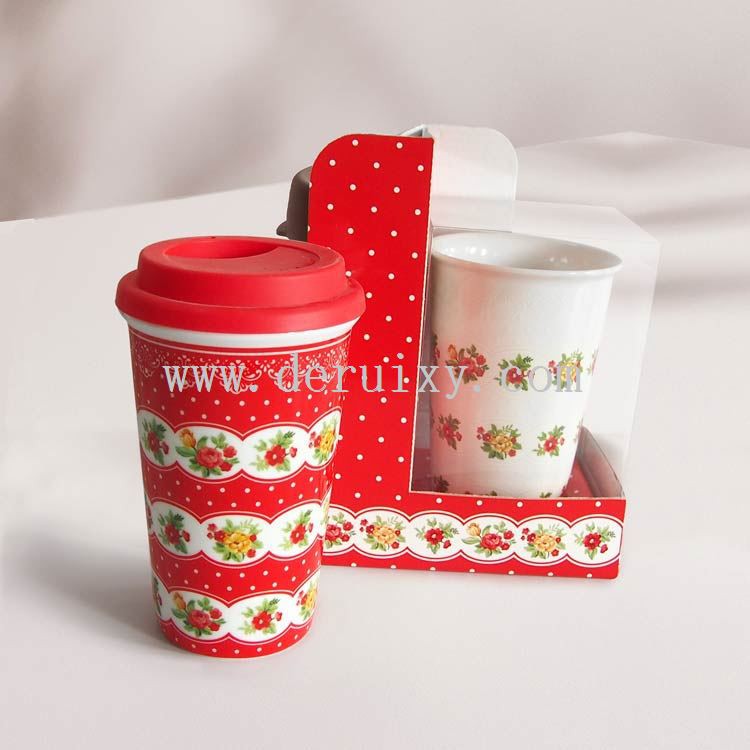 Ceramic Canister With Bamboo Lid