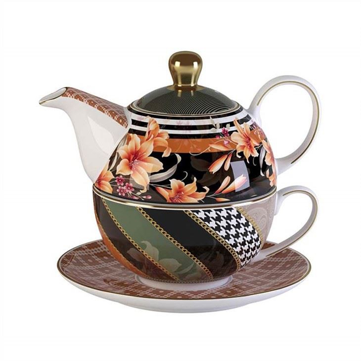 Ceramic Canister With Bamboo Lid